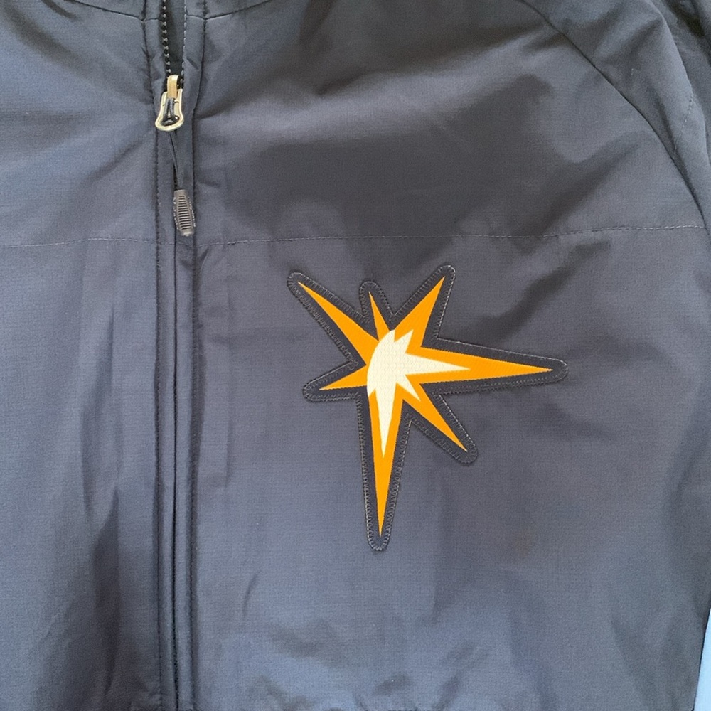 TAMPA BAY RAYS Majestic Men’s Size Large Coat - Picture 4 of 8